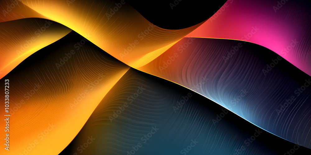 Poster abstract geometric colorful dynamic illustration pattern background
