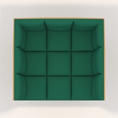 3d render armchair design element. Furniture Collection