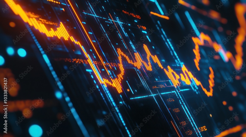 Poster digital data visualization
