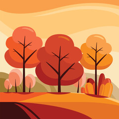 Autumn trees