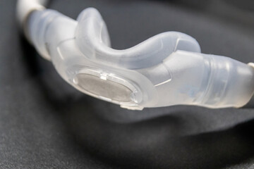 CPAP nose mask or CPAP nose mask headgear for cpap machine against obstructive sleep apnea helps patients as respirator mask headgear clip for breathing therapy snoring sleep disorder better sleeping