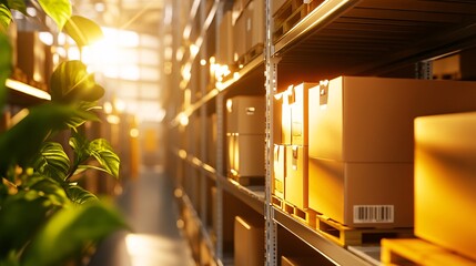 Efficient Storage System with Tall Shelves