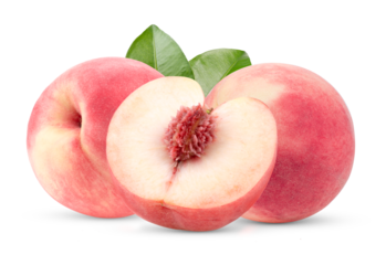 Pink Peach isolated on transparent png