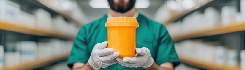 Pharmacist guiding patients on medication use at a disaster relief site, pharmacist emergency consultation, outdoor healthcare
