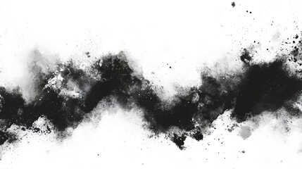 Obraz premium Monochrome grainy background, black white dark noisy texture, grunge abstract retro banner poster header backdrop design 