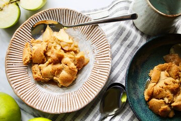 Apple Cobbler Crumble Homemade Delicious