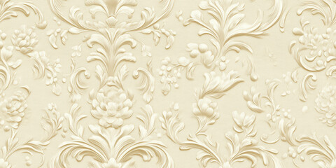 Fototapeta premium Vintage floral texture art background 