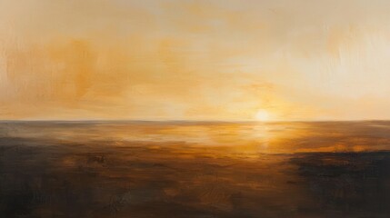 Expansive Horizon at Sunset