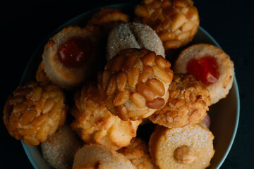 bowl with some different Spanish panellets