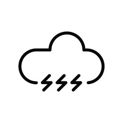 This is a Rainy Icon Design