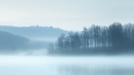 Fototapeta premium Soft Misty Fog Overlay