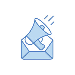 Email Broadcast vector icon