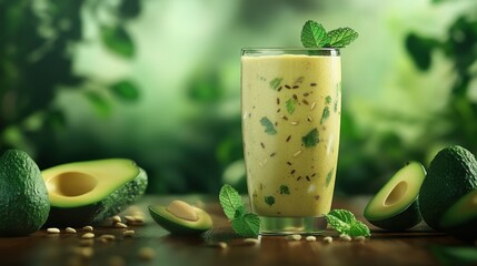 Refreshing Avocado Smoothie