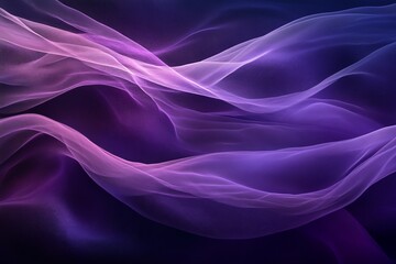 Fototapeta premium This image features elegantly intertwined purple abstract forms, presenting a fluid motion that speaks to themes of elegance, grace, and interconnectedness.
