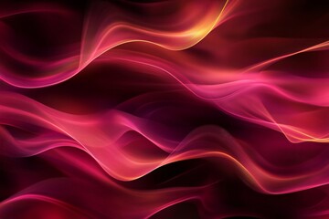 Fototapeta premium A vivid display of colorful, intertwined waves with a radiant glow, creating a dynamic and lively abstract piece with stunning visual movement.