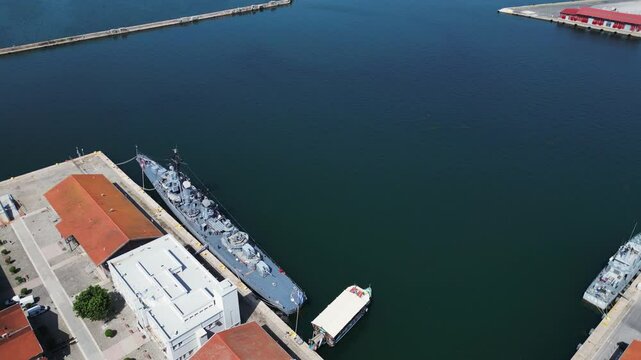 Thessaloniki, Greece. Panorama of the central part of the city. Summer, Aerial View