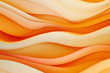 Obraz premium This dynamic abstract image features curved orange and beige flows, combining to create a lively movement and modern aesthetic with harmonious balance.