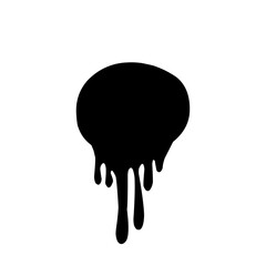 Paint Dripping Circle 