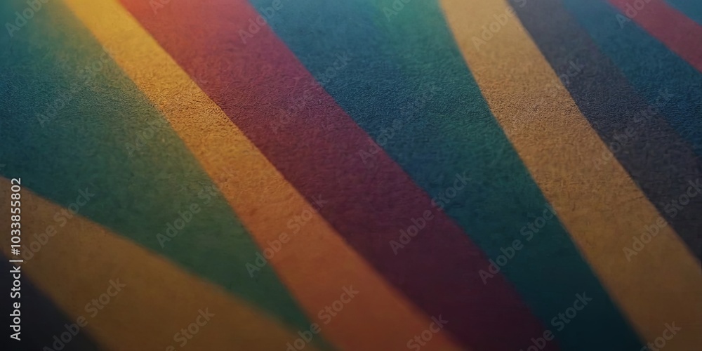 Poster a colorful pattern of stripes is shown in the image