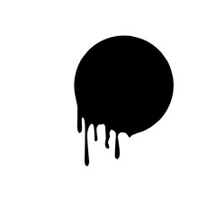 Paint Dripping Circle 