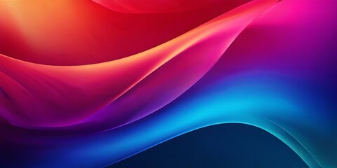 Obraz premium A colorful, flowing background with a blue and red stripe