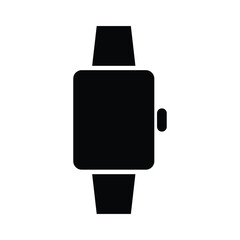 Smartwatch icon logo design template isolated illustration