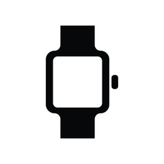 Smartwatch icon logo design template isolated illustration