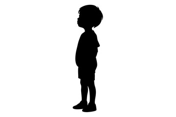 Children Kids Silhouette.