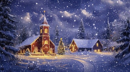 Fototapeta premium Elegant Holiday Greeting Card