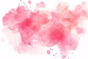 Fototapeta premium Abstract Watercolor Pink Background - Design Texture