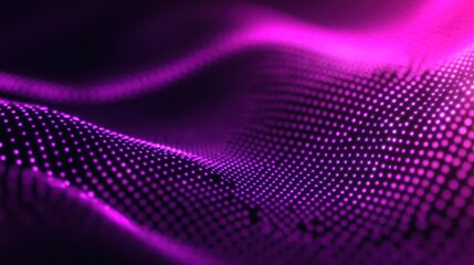 Abstract Purple Dotted Wave