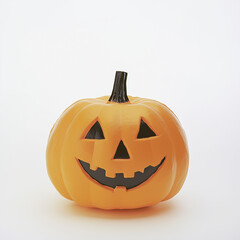 Halloween pumpkin lantern, Jack-o'-lantern, white background