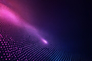 Abstract Glowing Dots Background - Futuristic Digital Art