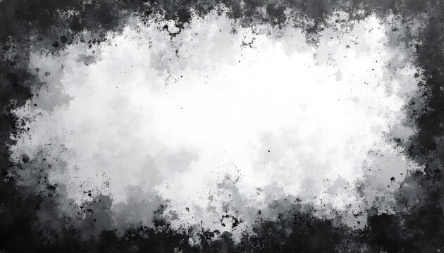 An abstract grunge background featuring a black-and-white distressed texture. The uneven surfaces and rough patterns create a raw, edgy aesthetic, perfect for artistic designs.