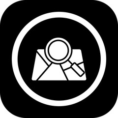 Search Map Icon Design