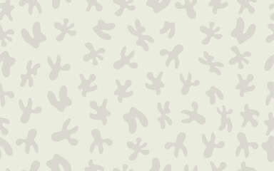 Hand drawn abstract shapes seamless pattern summer trendy silhouette naive art style vintage vector bold texture fabric textile paper print packaging wrapping background wallpaper