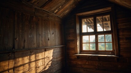 Architectural Details of a Weathered Historic Home
