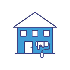 Home Renovation vector icon stock illustration