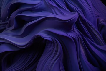 Obraz premium Abstract sculpture blue smooth purple.