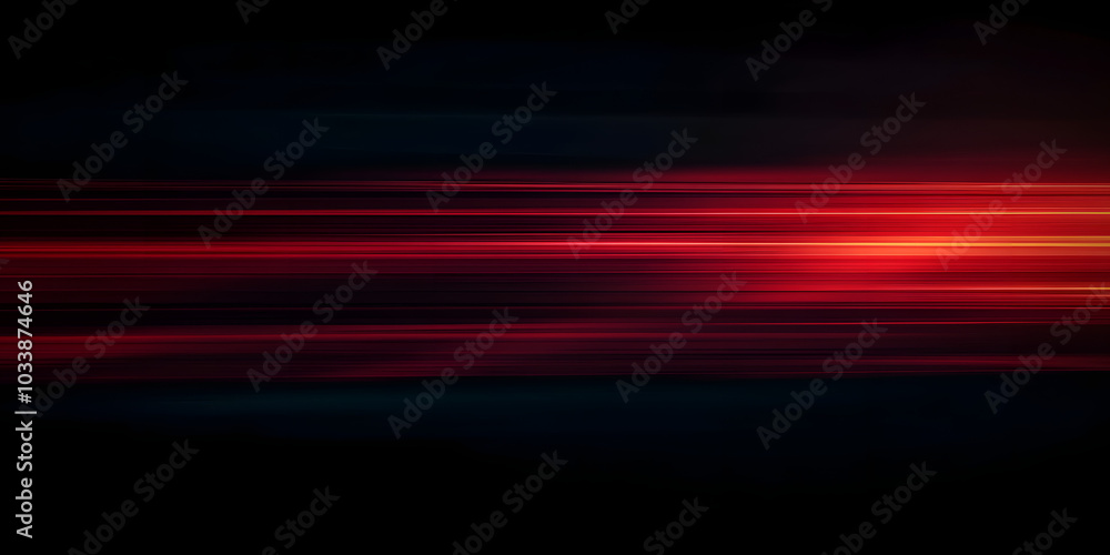 Poster red line of light speed motion background. red fast movement background design faster. concept textu