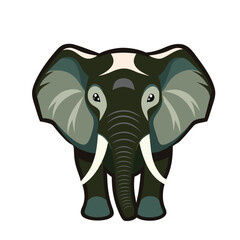 Obraz premium elephant animal top best vector design ai eps file download.