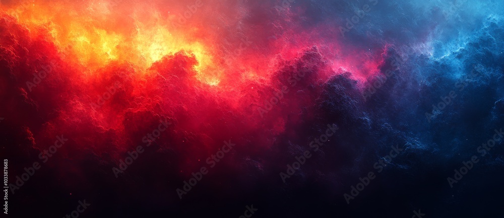 Poster smooth grunge stripes abstract background in red and blue. modern banner design in red and blue.