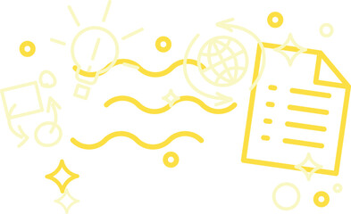 Postal document doodle. Paper mail worldwide symbol