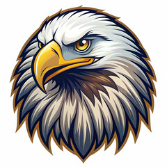 Eagle head vector logo