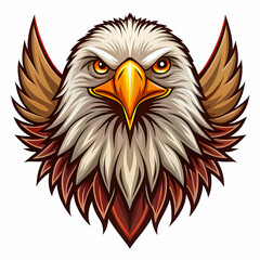 Obraz premium Eagle head vector logo