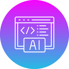 Fototapeta premium Coding Icon