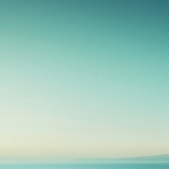 Refreshing Mint to Light Blue Gradient for a Calm and Cool Atmosphere