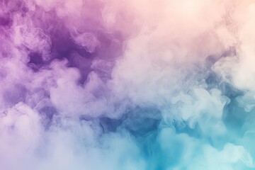 Fototapeta premium A soothing blend of pastel mist swirls gently, evoking a calm and serene atmosphere, perfect for capturing the tranquility and essence of peacefulness in visual form.