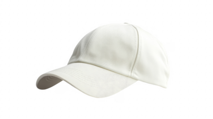 One white sports cap transparent background image
