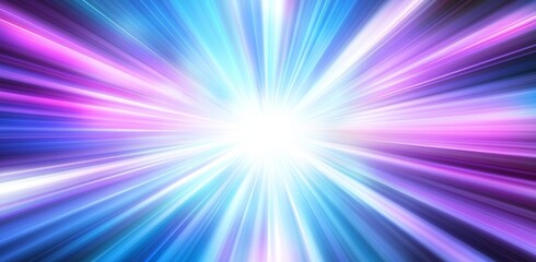 Obraz premium Luminous light beams or speed zoom lines. Concept for the future.